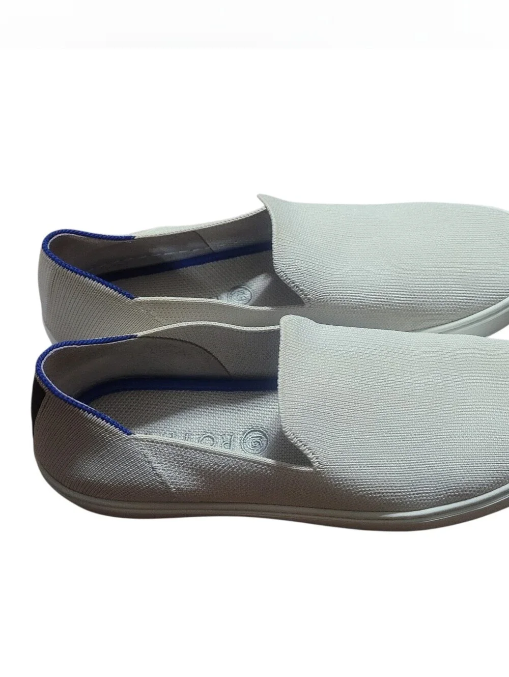 Rothys The Original Slip On Sneaker Beige Sand Women’s Size 9.5 Comfort Shoes
